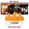 Bóng đèn Led tích điện siêu sáng 150W có móc treo tiện lợi