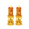 Cặp Đèn Thờ Hình Nến Rồng Phượng Trang Trí Bàn Thờ Mã A3302