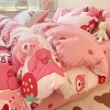 Cặp Đôi ruột gối hơi gấu hồng, trắng Lotso gấu 3