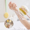 Cây Bông Tắm Hình Hoa Chà Lưng 2 Mặt Kèm Bàn Chải 3