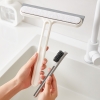 Cây chà kính kèm bản chải cọ rửa khe cửa 2in1
