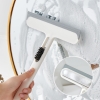 Cây chà kính kèm bản chải cọ rửa khe cửa 2in1