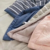 Chăn Đũi Hè Thu Muji Nhật Bản Kẻ 3