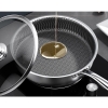 Chảo đáy bằng: chống dính 5 lớp inox 304 tổ ong 28-30cm ĐÁY BẰNG