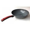 CHẢO ĐỎ VÂN ĐÁ CERAMIC SIZE TO 32CM LÒNG SÂU