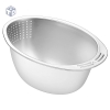 Chậu Vo Gạo, Lọc Rửa thực phẩm Inox 304 (T100)- (Cái)