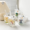 Cốc Uống Sữa Chia Vạch Thuỷ Tinh Chịu Nhiệt Hamster 1