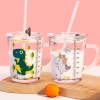 Cốc Uống Sữa Chia Vạch Thuỷ Tinh Chịu Nhiệt Hamster 2