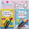 Combo 3 quyển luyện viết chữ, viết số, luyện nét cơ bản kèm bút mực thần kỳ(T70) (Bộ)