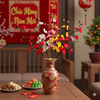 Cành Hoa Đào Cổ Trang Trí