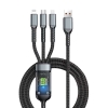 Dây cáp sạc siêu nhanh 3 đầu 3in1