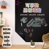 Decal Bảng Đen Viết Phấn dán tường1