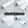 Decal Dán Kính Hoa Văn Mờ 3D Chống Nắng 3