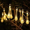 Đèn Led Giọt Nước Màu Vàng Chống Nước 10m 2