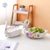 Đĩa Sứ Đựng Trái Cây Hình Thiên Nga 1