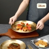 Dĩa Tròn Mạ Vàng 26CM 2