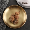 Dĩa Tròn Mạ Vàng 26CM 3