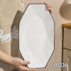 Dĩa Xoài 27cm Viền Đen Họa Tiết Kim Cương 2
