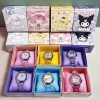 Đồng Hồ Đeo Tay Mặt Tròn Họa Tiết Cinnamoroll Kuromi Melody 1