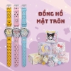 Đồng Hồ Đeo Tay Mặt Tròn Họa Tiết Cinnamoroll Kuromi Melody 2