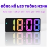 Đồng hồ LED 3D Thông Minh Decor Phòng Ngủ Bàn làm việc 2