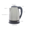 Comet: Ấm siêu tốc inox CM8219 1.8L