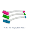 TL: Bàn chải chà giày 2 đầu TL1119 24.5x4x3cm