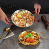 SG: Chảo Hải Sản Hàn Quốc 2 Quai Mạ Vàng 21cm