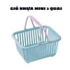 Giỏ Nhựa Mini Đa Năng Đựng Đồ Có Tay Cầm Tiện Dụng 2