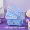 Giỏ Nhựa Mini Đa Năng Đựng Đồ Có Tay Cầm Tiện Dụng 3