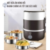 Star: Hộp Cơm Cắm Điện Hâm Nóng Star màu đen trắng (T30)- mới (Cái)