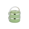 HỘP ĐỰNG CƠM( CÀ MEN) 2 TẦNG INOX BẰNG LÚA MẠCH