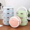 HỘP ĐỰNG CƠM( CÀ MEN) 4 TẦNG INOX BẰNG LÚA MẠCH
