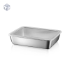 HỘP LẠNH CÓ NẮP TO HÌNH CHỮ NHẬT INOX 304 SIZE 20x25x6cm (T150) (Cái)