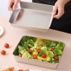 HỘP LẠNH CÓ NẮP TO HÌNH CHỮ NHẬT INOX 304 SIZE 20x25x6cm