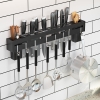 Kệ cài Thìa Đen cài thìa dao gài kéo inox nhà bếp tiện ích dán móc dính