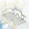 Kệ Chữ Nhật Inox Để Đồ Nhà Tắm Dán Tường Chịu Lực Tốt