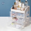 Kệ nhựa 25x18x28.5cm: Kệ Đựng Mỹ Phẩm Đồ Trang Điểm 4 Tầng Ngăn Kéo (T20) (Cái)