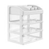 Kệ nhựa 25x18x28.5cm: Kệ Đựng Mỹ Phẩm Đồ Trang Điểm 4 Tầng Ngăn Kéo