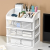 Kệ nhựa 25x18x28.5cm: Kệ Đựng Mỹ Phẩm Đồ Trang Điểm 4 Tầng Ngăn Kéo