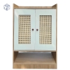Kệ Gỗ 36: Đựng Đồ Cửa Mây 2 cánh tổ ong hở dưới 60x90x30 (T1)- (Cái)
