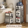 Kệ Nhựa Để Đồ 3 Tầng Mickey 1