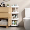Kệ nhựa góc tam giác để đựng đồ đa năng 3-4 tầng bé màu trắng (T20) (Cái)