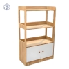 Kệ gỗ 37: Kệ Tủ bếp, Lò Vi Sóng 4 tầng Có Ngăn Tủ dưới 100x60x30 (T1)- (Cái)