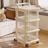 Kệ Tủ Nhựa 3 Tầng Kèm Bánh Xe 2