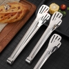 Kẹp gắp bánh gắp đá thức ăn trái cây bằng inox cao cấp 1