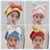 Khăn ủ tóc quấn tóc hình nơ gội đầu cao cấp vải cotton mềm mại 3