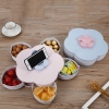 Khay Đựng Bánh Kẹo Tết Xoay 5 Cánh Hoa 1 Tầng 2