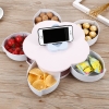 Khay Đựng Bánh Kẹo Tết Xoay 5 Cánh Hoa 1 Tầng 3