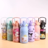 1.2L Kuromi: Bình Giữ Nhiệt Inox 1200ml Hoạt Hình Kuromi